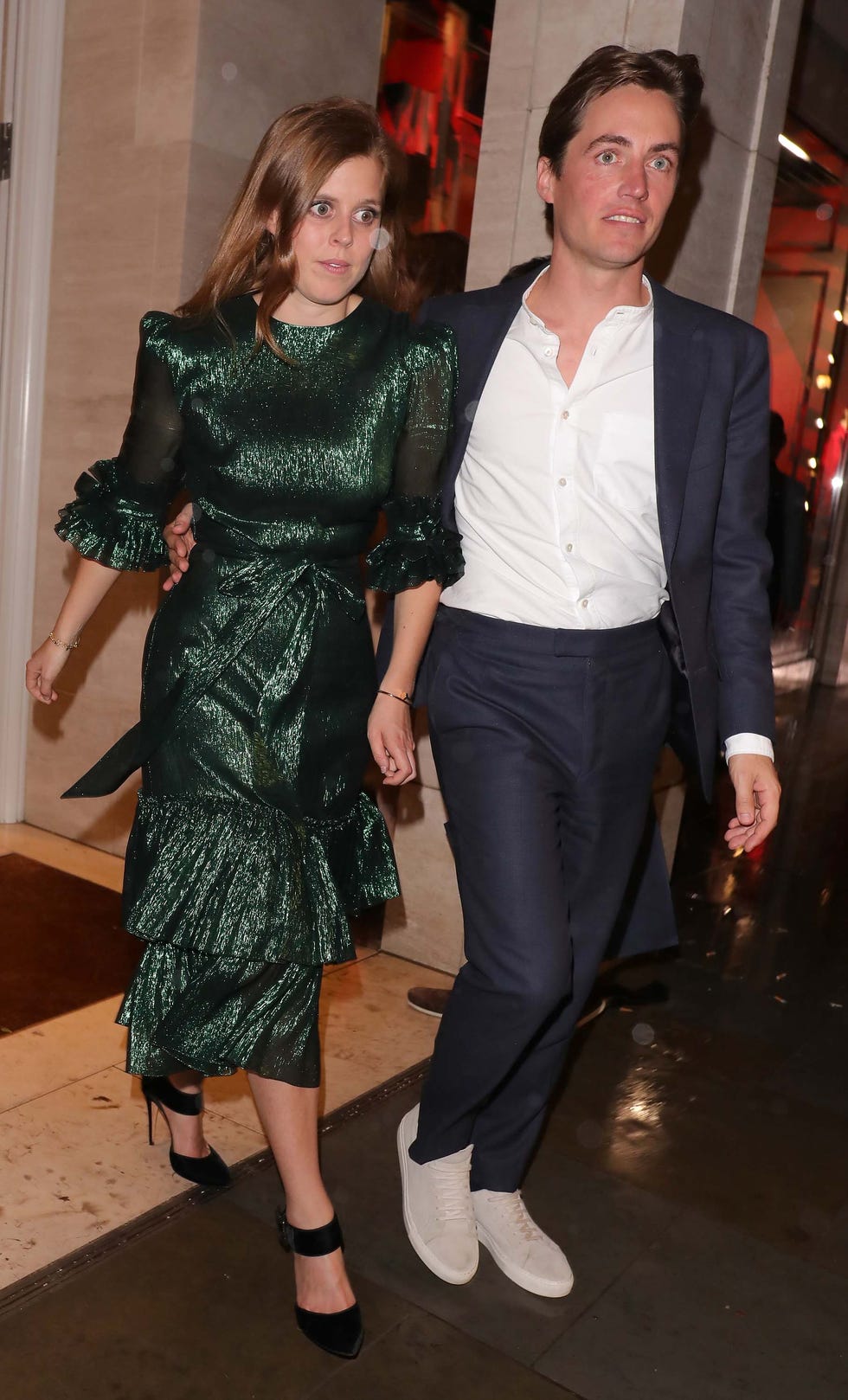 LA PRINCESA BEATRIZ DE YORK Y EDOARDO MAPELLI ASISTE A LA FIESTA DE DIOR TRAS EL ANUNCIO DE SU COMPROMISO