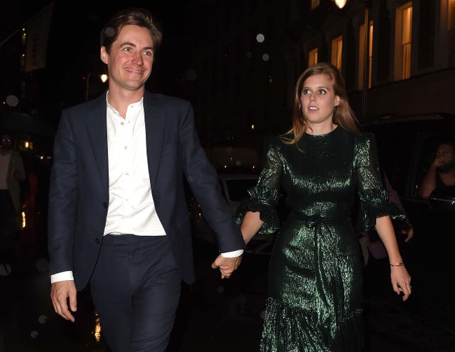 LA PRINCESA BEATRIZ DE YORK Y EDOARDO MAPELLI ASISTE A LA FIESTA DE DIOR TRAS EL ANUNCIO DE SU COMPROMISO