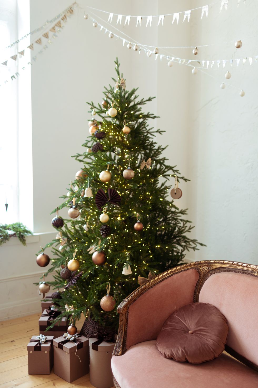 Dreamy Blush Pink Christmas Tree Decorations - The Well Dressed Table