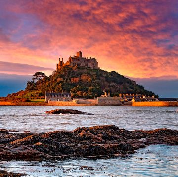 st michaels mount in cornwall, england