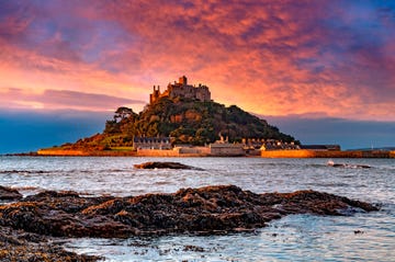 st michaels mount in cornwall, england