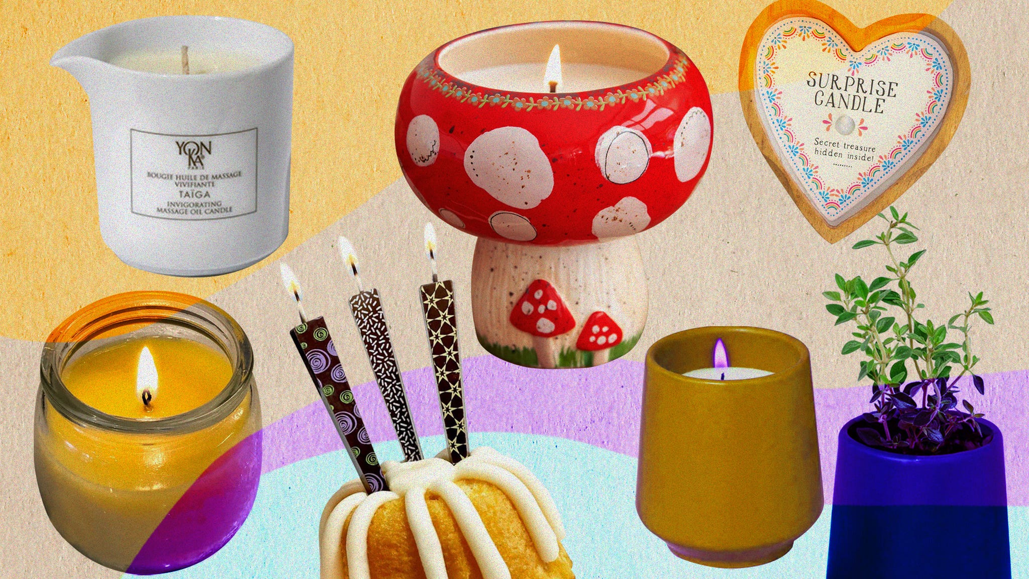 candles with multiple purposes