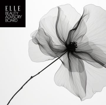 elle beauty advisory board logo with xray flower