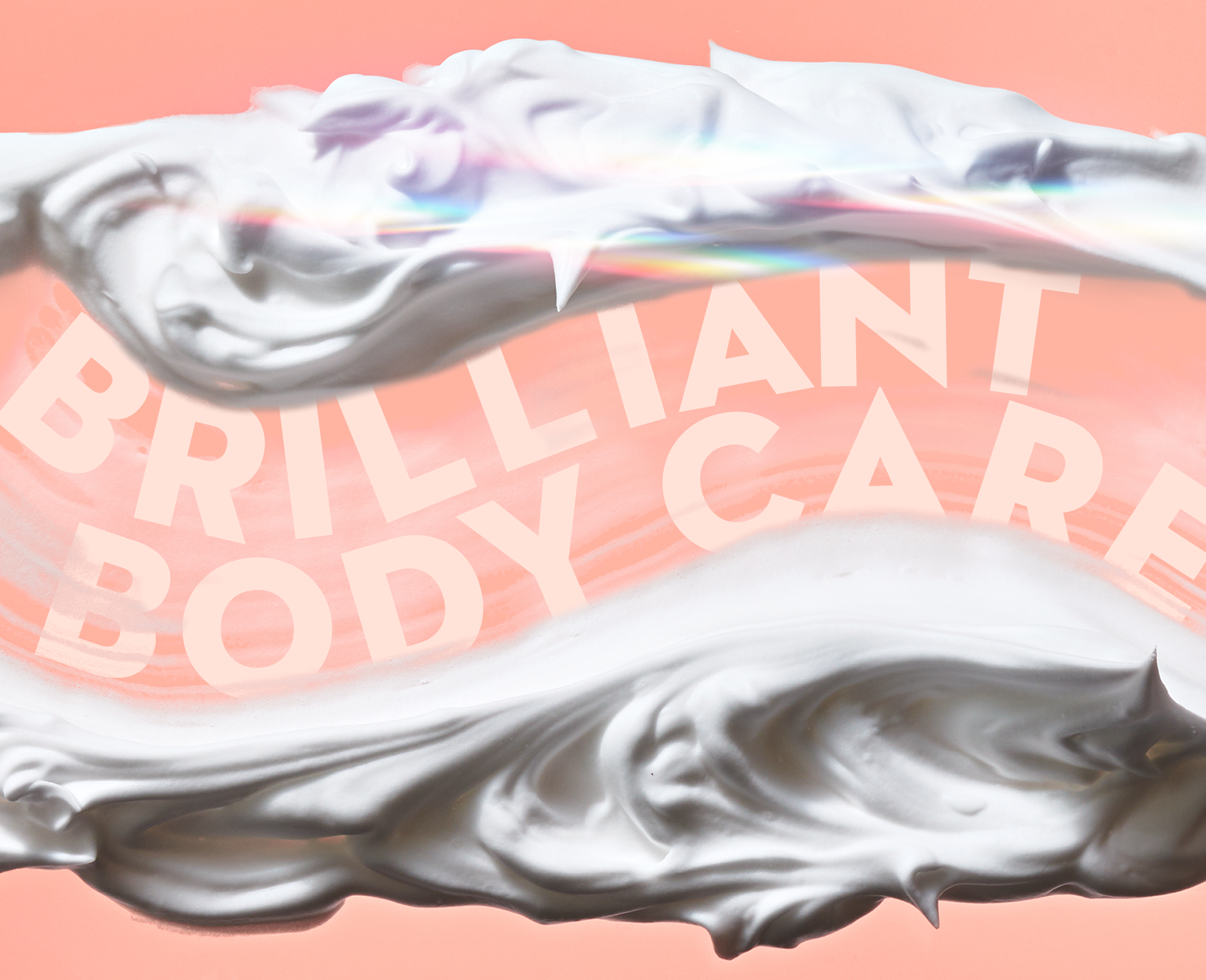brilliant body care section header of shaving cream on pink background brilliant body care section header of shaving cream on pink background