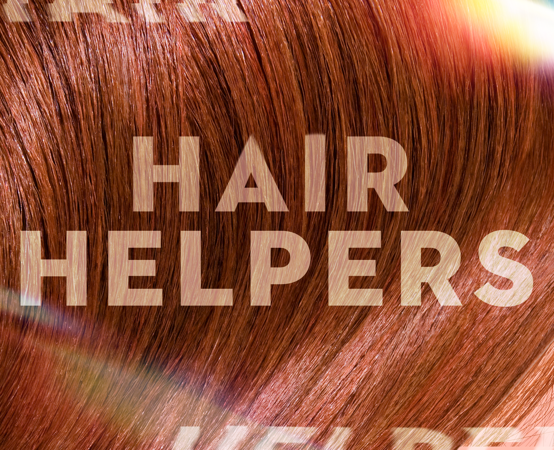 hair helpers section header