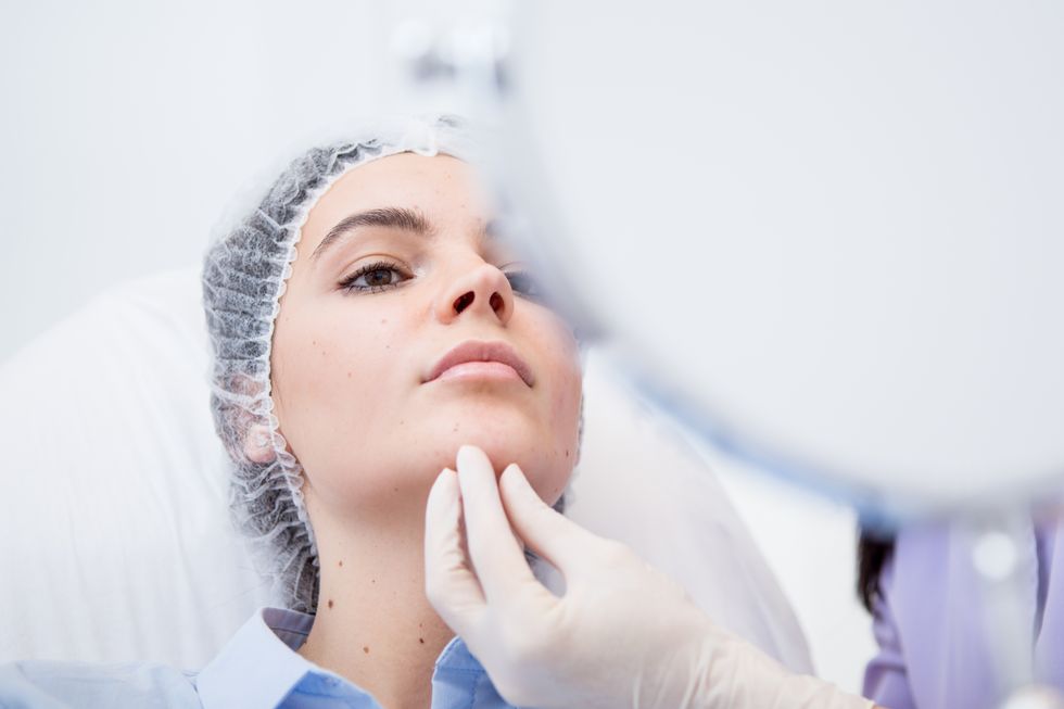 beauty clinic skin examination