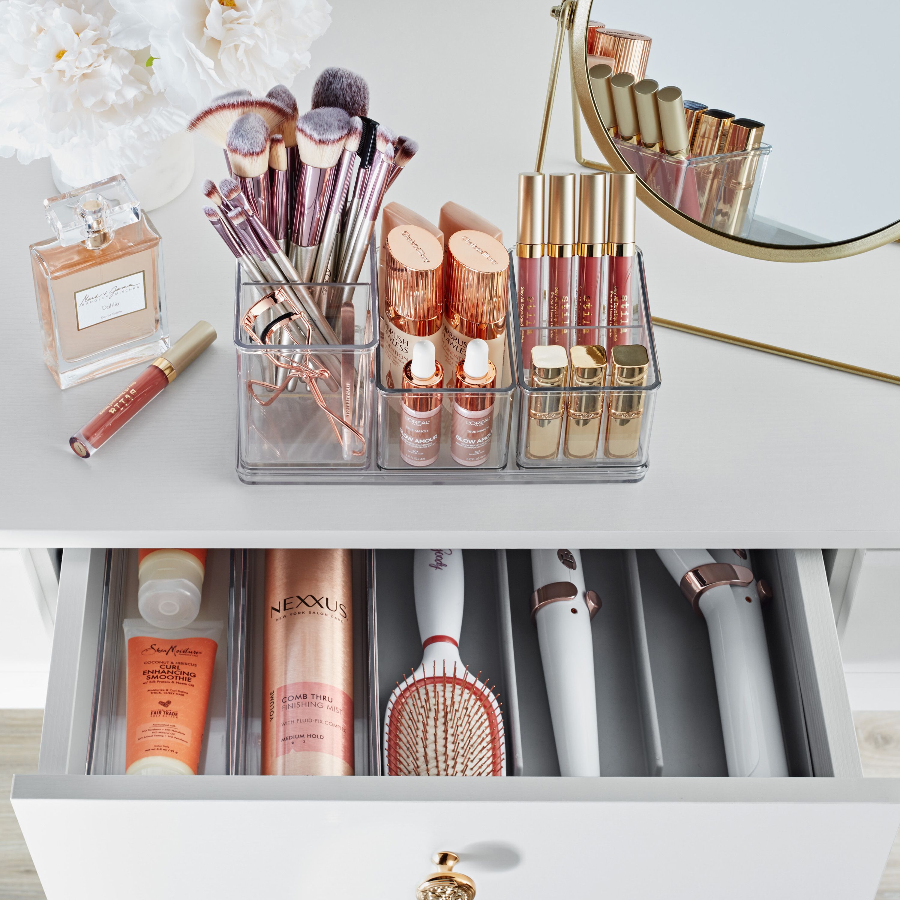 The Home Edit's Vanity & Makeup Organization Collection