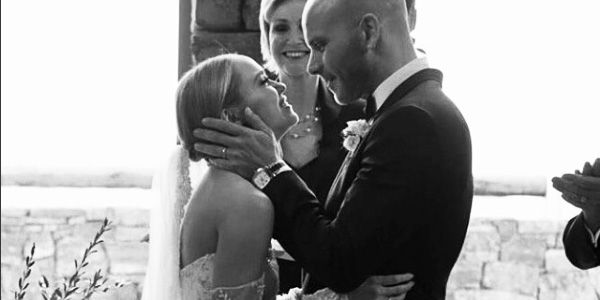 Glee Star Becca Tobin Had the Most Gorgeous Winter Wedding Dress