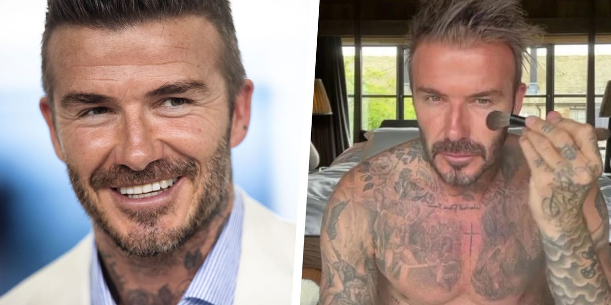 David Beckham Shares Secret Beauty Regime in Joke TikTok Video