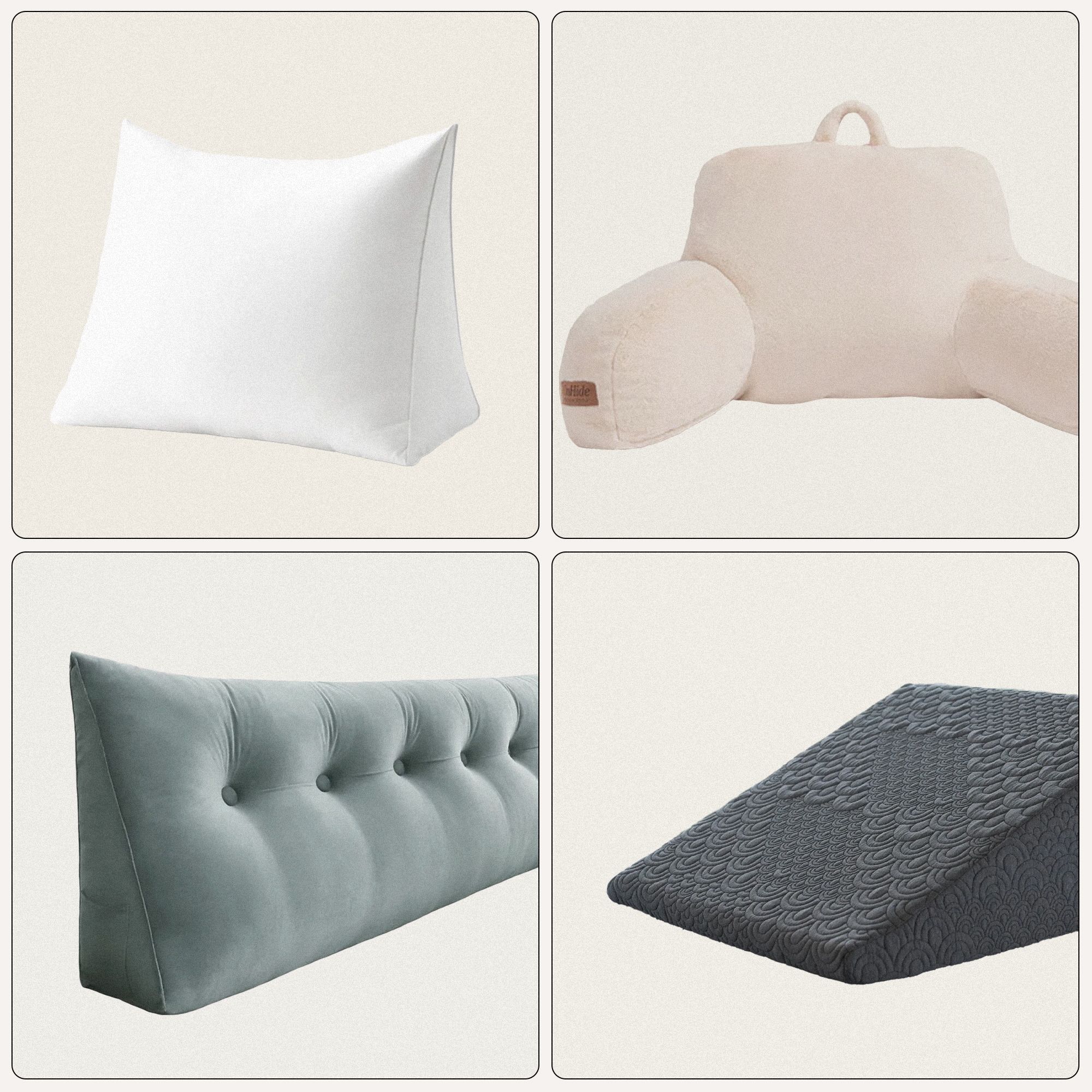 how to clean a backrest pillow