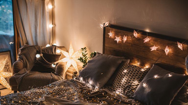 10 LED Warm White Love Heart Fairy String Light – Indoor Bedroom