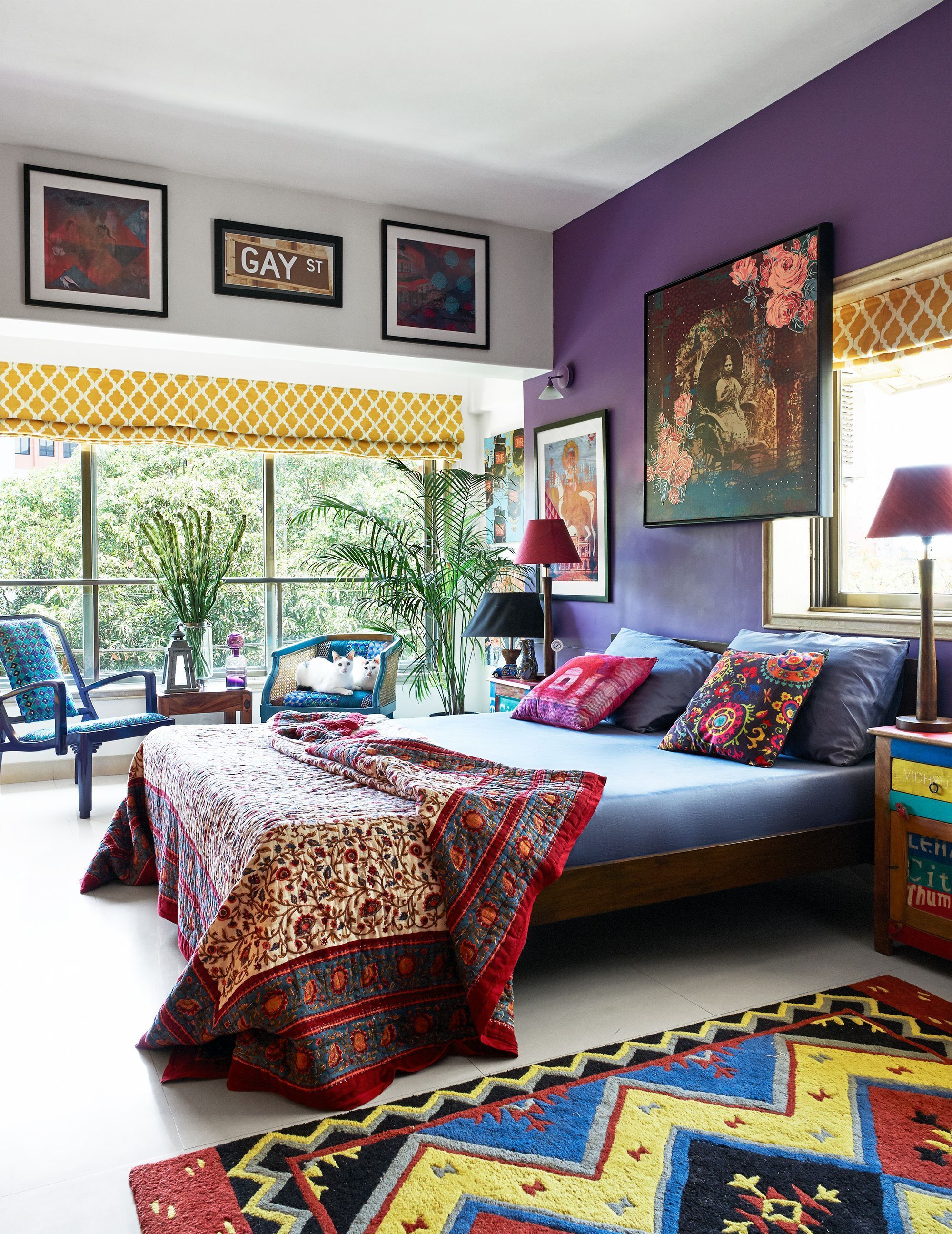 Shades of Mauve Colour Ideas For Bedroom, Mauve color palettte