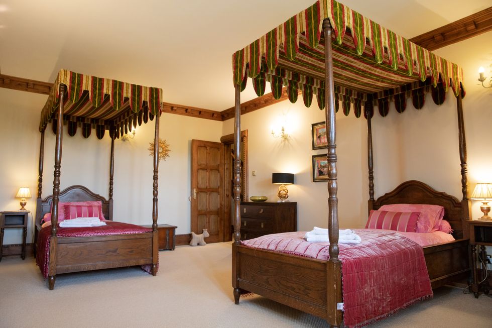Bedroom with large double beds