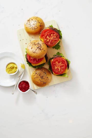 beef and mushroom burgers