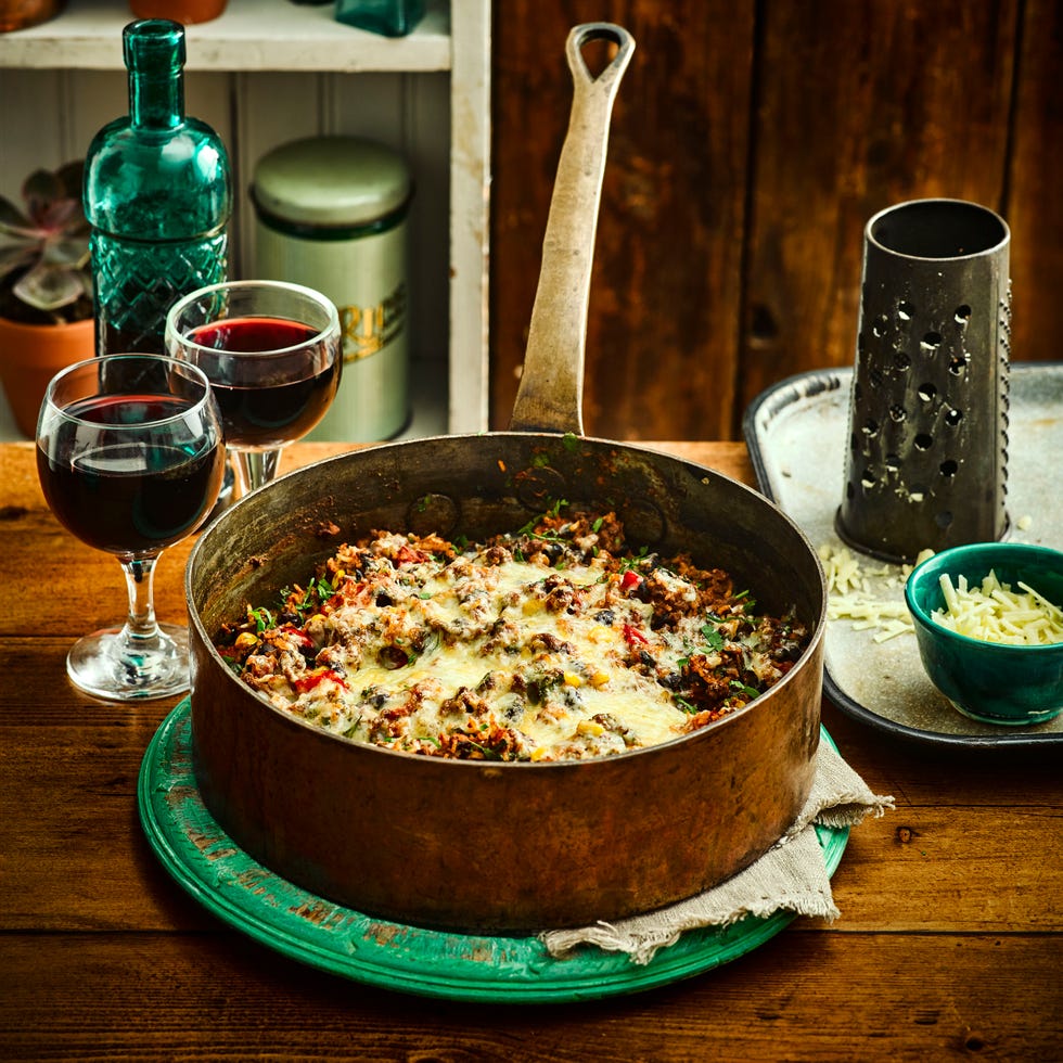 beef enchilada rice