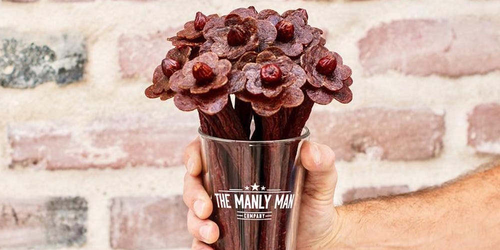 Manly Man Co. - Beef Jerky Flower Bouquet