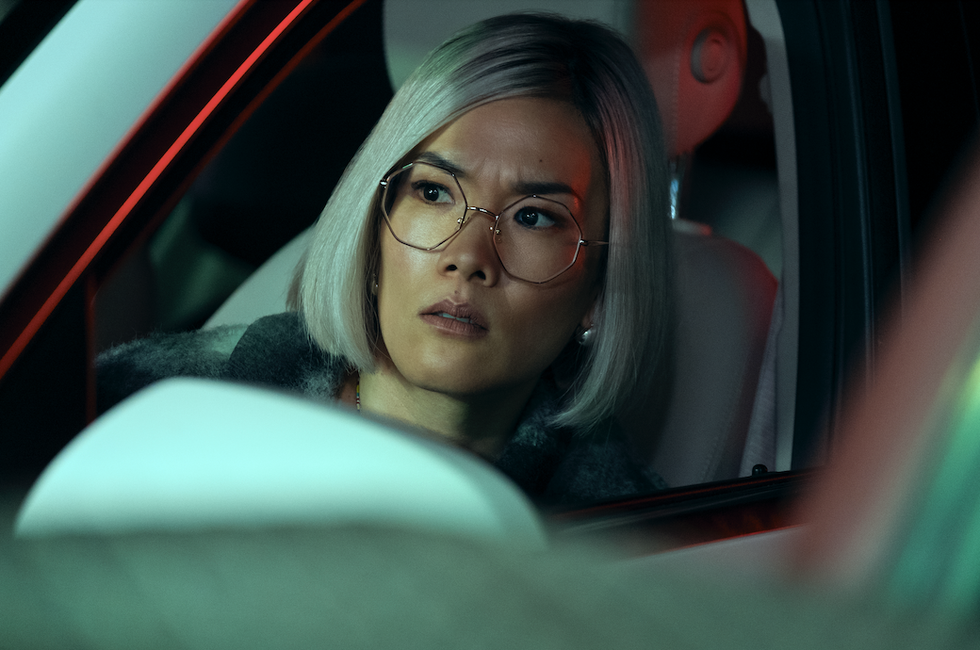 ali wong as amy in car in beef