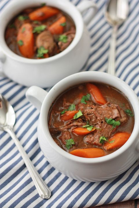 healthy slow cooker soups: slow cooker beef stew recipe