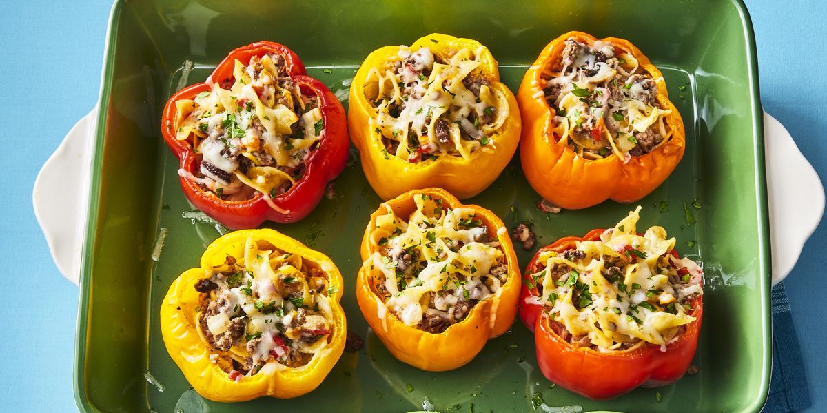 Make Beef Stroganoff Stuffed Peppers For Dinner This Week
