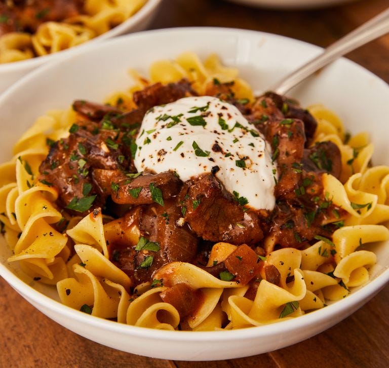 classic beef stroganoff