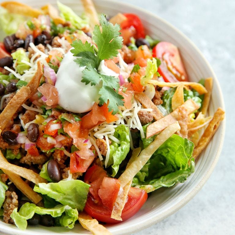 beef taco salad
