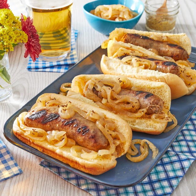 Slow Cooker Beer Brats - The Magical Slow Cooker