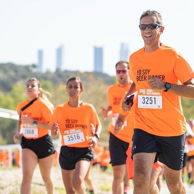 beer, runners, españa, comunidad, running