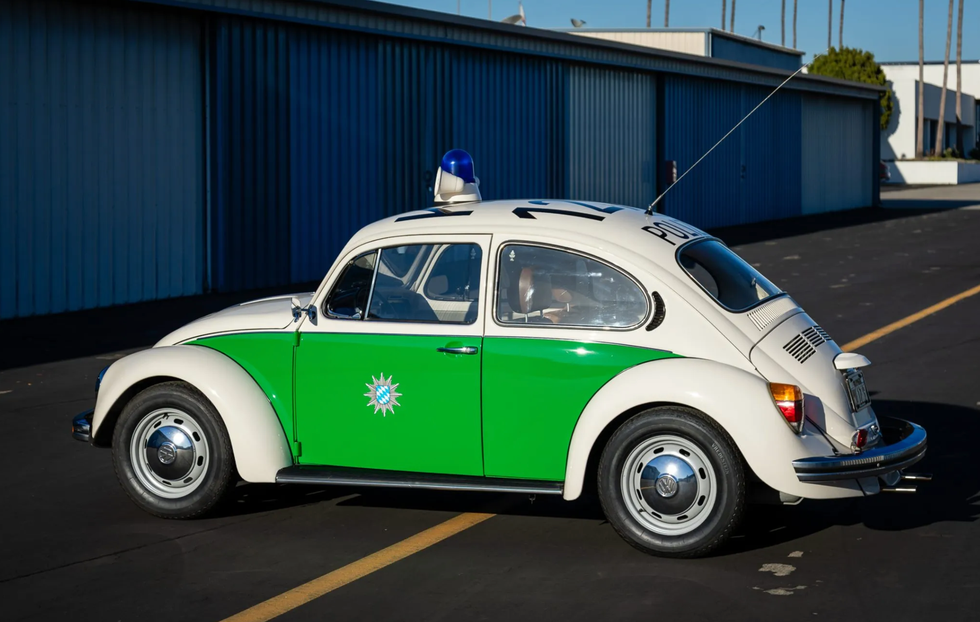 1979 vw beetle police car