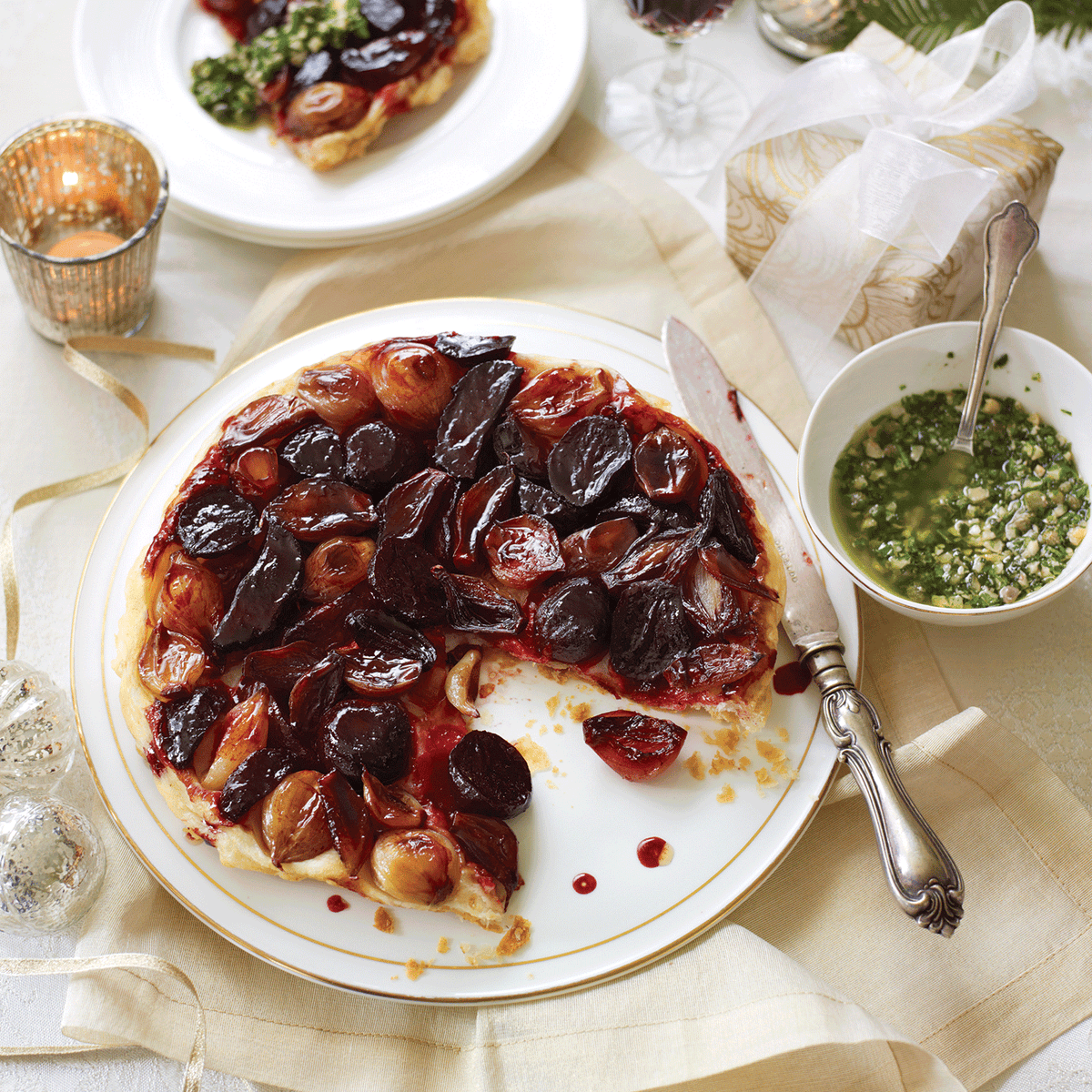 Beetroot and Shallot Tarte Tatin - The Taste Edit