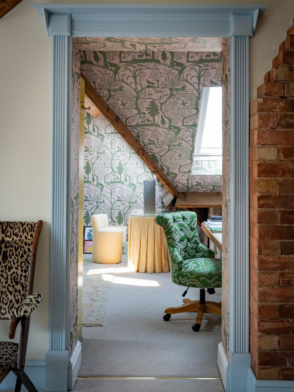 before after loft conversion home office dressing room