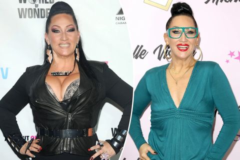 michelle visage before and after her breast plant removal