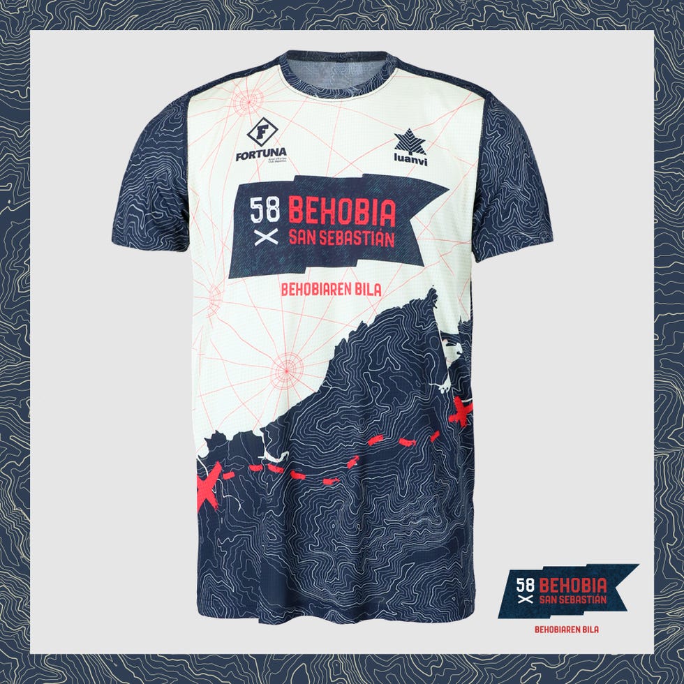 la camiseta de la behobia san sebastián 2023