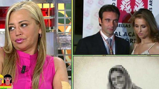 belén esteban en 'sálvame' hablando de la separación de paloma cuevas y enrique ponce