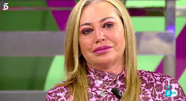 Belén Esteban se rompe al hablar de su familia