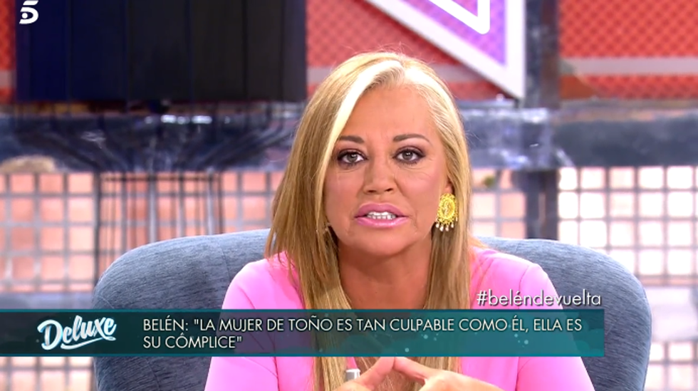 Belén Esteban mensaje a Toño Sanchís y su mujer