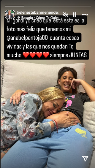 belen esteban y anabel pantoja en una foto en la que ambas aparecen riendose