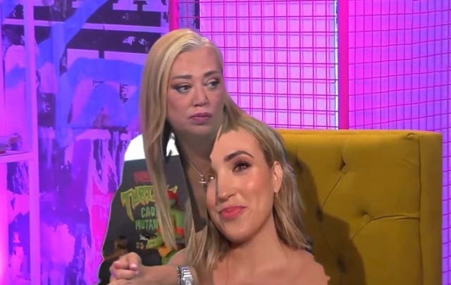 belen esteban se convierte en el croma del programa en ni que fueramos