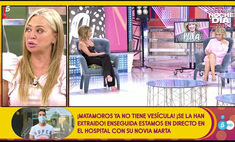 belén esteban  cuenta en 'sálvame' cómo le explicó mila ximénez que tenía cáncer