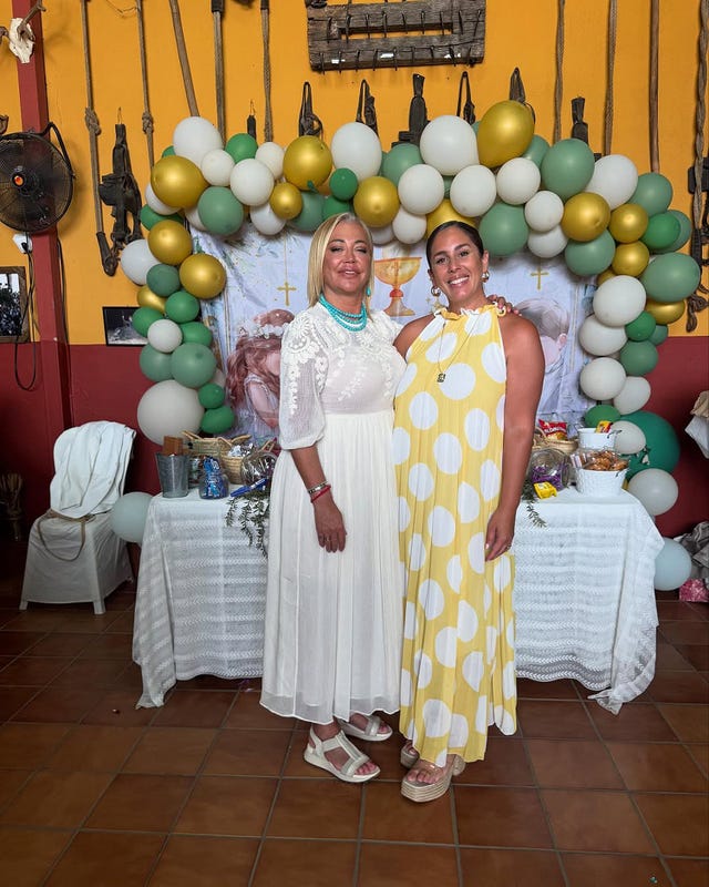 belen esteban y anabel pantoja en la feria de abril