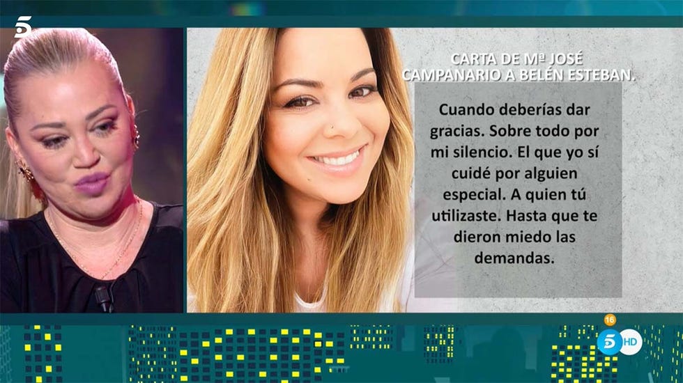 belén esteban explota contra maría josé campanario