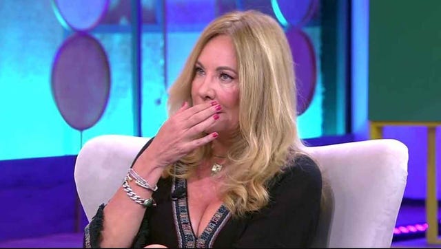 belén ro, destrozada por la salud de maría teresa campos