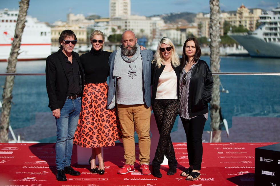 El equipo de 'No dormirás' en el Festival de Málaga