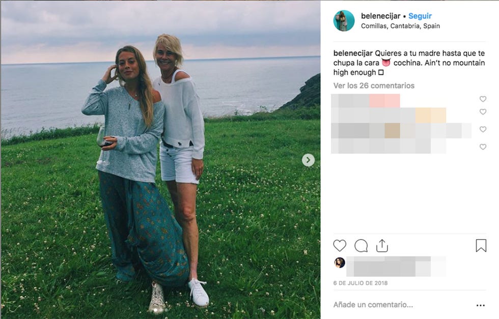 Belén Écija presume de madre, Belén Rueda