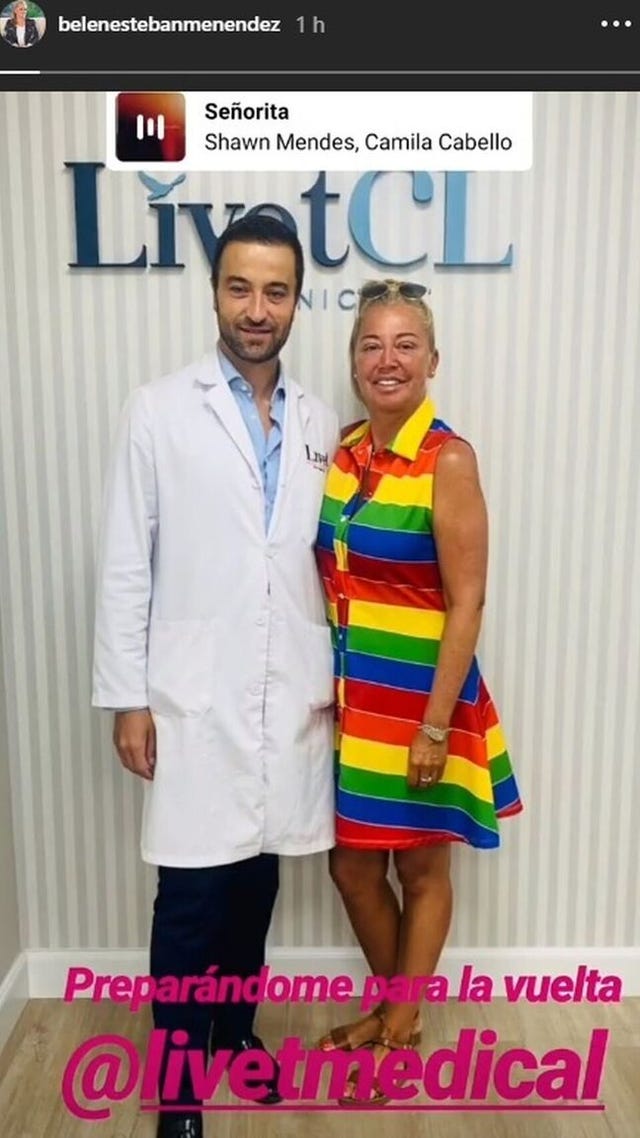 Belén Esteban en quirófano