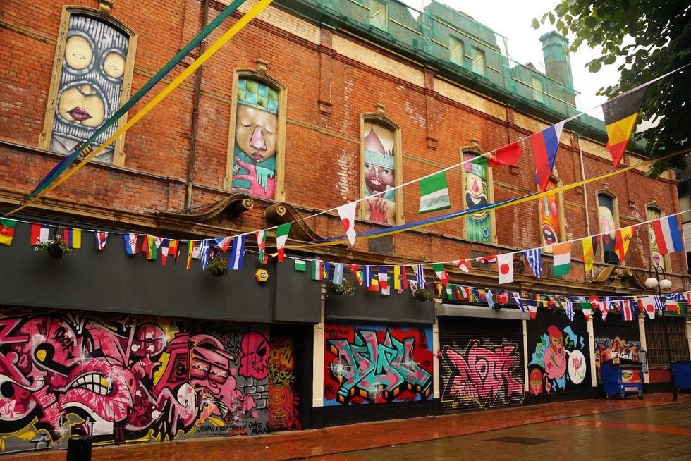 Straatkunst Belfast