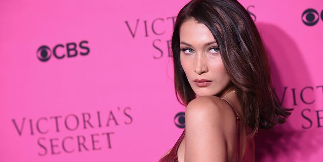 Bella Hadid at the Victoria's Secret viewing party