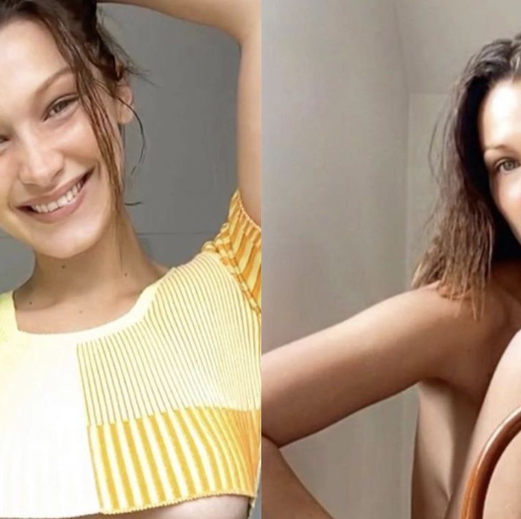 Gigi Hadid Nude - Bella Hadid Posed Naked for Jacquemusï»¿ in New Instagram Photos