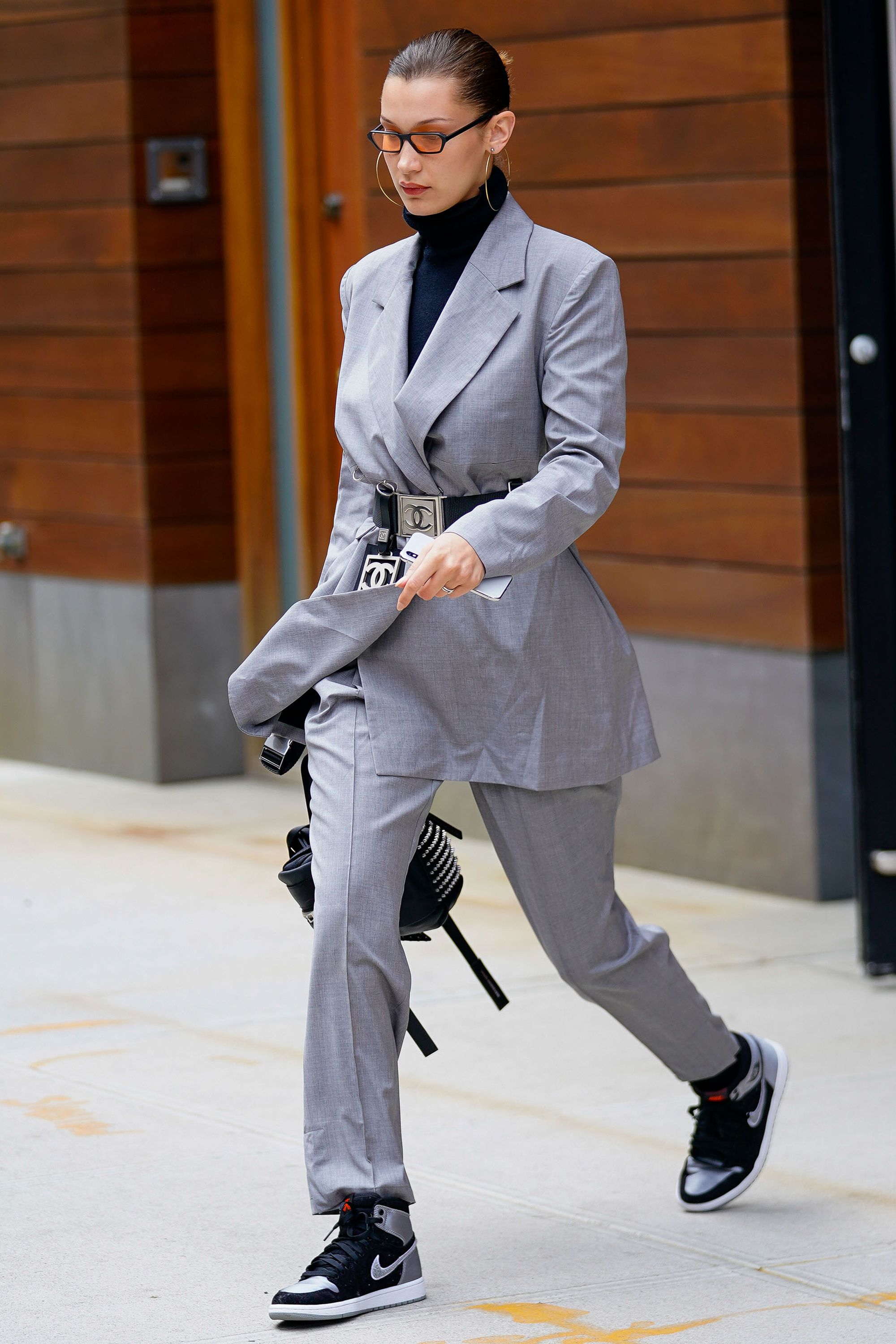 Gigi Hadid proves she's a street style superhero in caped Emilia Wickstead  jumpsuit