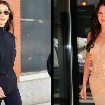 bella hadid delivers two vintage inspired looks