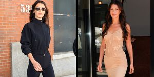 bella hadid delivers two vintage inspired looks